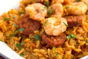 Chicken Chorizo Shrimp Paella (2)